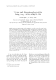 Báo cáo "  Tổ chức hành chính và quy hoạch đô thị Thăng Long - Hà Nội thế kỷ XI - XIV "