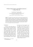 Báo cáo "Climate change impacts and adaptation measures for Quy Nhon city "