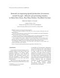Báo cáo " Research on organizing spatial production of economic models for agro - fisheries and processing industry in Diem Dien Town, Thai Thuy District, Thai Binh   "