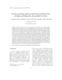 Báo cáo "  Tourism carrying capacity assessment for Phong Nha Ke Bang and Dong Hoi, Quang Binh Province "