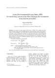 Báo cáo " A new Environmental Poverty Index (EPI) for monitoring system in the SEA (Strategic Environmental Assessement) procedure "