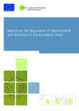 Report on the Regulation of Reproductive  Cell Donation in the European Union