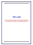 TIỂU LUẬN: Vai trò của Marketing trong việc ổn định thương hiệu kem đánh răng P/S của Unilever tại thị trường Việt