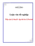 Luận văn tốt nghiệp: Tiếp cận lý thuyết tập thô do Z.Pawlak