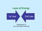 Laws of Energy