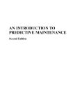 AN INTRODUCTION TO PREDICTIVE MAINTENANCE