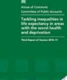 Health Inequalities: Report, together with formal minutes   