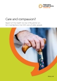 Care and compassion? Report of the Health Service Ombudsman on  ten investigations into NHS care of older people