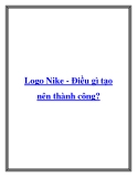 Logo Nike - Điều gì tạo nên thành công?