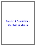 Merger và Acquisition - Sáp nhập và Mua lại