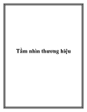 Tầm nhìn thương hiệu