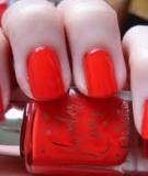 Nail sắc đỏ hồng dịu dàng