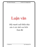  Luận văn: Đẩy mạnh xuất khẩu thủy sản ở các tỉnh ven biển Nam Bộ