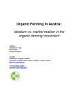 Organic Farming in Austria: Idealism vs. market realism in the  organic farming movement 