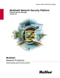 McAfee® Network Security Platform: Network Security Manager version 6.0 