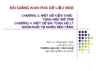 Bài giảng Khai phá dữ liệu web (PGS.TS. Hà Quang Thụy) - Chương 3 & 4