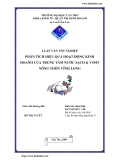 ĐỀ TÀI " PHÂN TÍCH HIỆU QUẢ HOẠT ĐỘNG KINH DOANH CỦA TRUNG TÂM NƯỚC SẠCH & VSMT NÔNG THÔN VĨNH LONG "