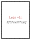 Luận văn: Tình hình sản xuất kinh doanh tại công ty tư vấn đầu tư và xây dựng