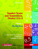 Number Sense and Numeration, Grades 4 to 6 Volume 1 The Big Ideas