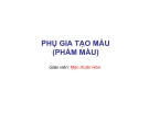 PHỤ GIA TẠO MÀU 