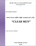 ĐỀ TÀI MARKETING QUỐC TẾ  : PHÂN TÍCH CHIẾN LƯỢC MARKETING CỦA “CLEAR MEN”