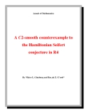 Đề tài "  A C2-smooth counterexample to the Hamiltonian Seifert conjecture in R4 "