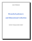 Đề tài " Branched polymers and dimensional reduction "