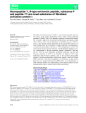 Báo cáo khoa học: Neuropeptide Y, B-type natriuretic peptide, substance P and peptide YY are novel substrates of fibroblast activation protein-a