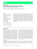 Báo cáo khoa học: MicroRNAs and cardiovascular diseases