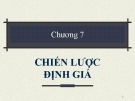 Chương 7: Chiến lược định giá