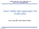 Phát triển vận hành bảo trì phần mềm  - Giới Thiệu