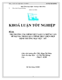 Luận văn :Thị trường tài chính Việt Nam và những vấn đề đặt ra trong quá trình thực hiện hiệp định thương mại Việt Mỹ 