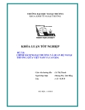 Luận văn " CHÍNH SÁCH NGOẠI THƯƠNG VÀ QUAN HỆ NGOẠI THƯƠNG GIỮA VIỆT NAM VÀ CANAĐA "
