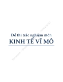 Đề trắc nghiệm kinh tế vĩ mô