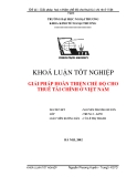 Luận văn:Giải pháp hoàn thiện chế độ cho thuê tài chính ở Việt Nam