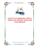 14 BÀI TOÁN HÌNH HỌC PHẲNG TRONG ĐỀ THI HỌC SINH GIỎI NĂM 2000 - 2010