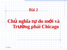 Chủ nghĩa tự do mới và Trường phái Chicago