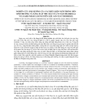 BÁO CÁO " NGHIÊN CỨU ẢNH HƯỞNG CỦA CÁC ĐIỀU KIỆN NUÔI TRỒNG ĐẾN SINH TRƯỞNG VÀ NĂNG SUẤT THU DẦU CỦA VI TẢO CHLORELLA VULGARIS NHẰM LÀM NGUYÊN LIỆU SẢN XUẤT BIODIESEL "