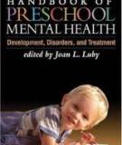 HANDBOOK OF PRESCHOOL MENTAL HEALTH Development, Disorders, and Treatment