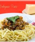 Pasta xốt thịt bò xay