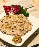 Risotto với hạt óc chó và pho mát Brie