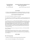 Quyết định số 17/2012/QĐ-UBND