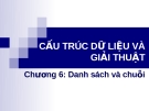 Chương 6: Danh sách và chuỗi