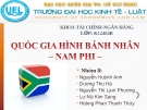 Quốc gia có hình dạng bánh nhân  –  Nam Phi