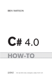 FILE C# 4.0 HOW-TO