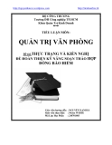 TIỂU LUẬN:THỰC TRẠNG VÀ KIẾN NGHỊ ĐỂ HOÀN THIỆN KỸ NĂNG SOẠN THẢO HỢP ĐỒNG