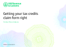 Getting your tax credits claim form right - Use these Notes to help you