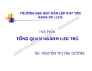 TỔNG QUAN NGÀNH LƯU TRÚ - NGUYỄN THỊ HẢI ĐƯỜNG