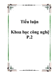 Tiểu luận Khoa học công nghệ P.2