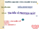  Protein máu 